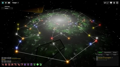 GalactiWar - Empire Simulator скриншоты