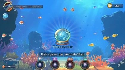 Meow Squad: Incremental Fishing скриншоты